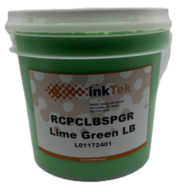 Inktek 2270 Lime / Spring Green Plastisol Ink - Low Cure Formula for Optimal Screen Printing