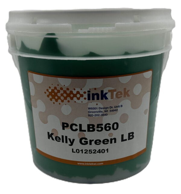 Inktek 560 Kelly Green Plastisol Ink - Low Cure Formula for Optimal Screen Printing