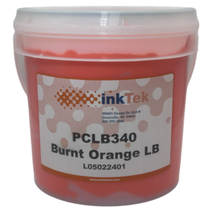 Inktek LB340 Burnt Orange Plastisol Ink