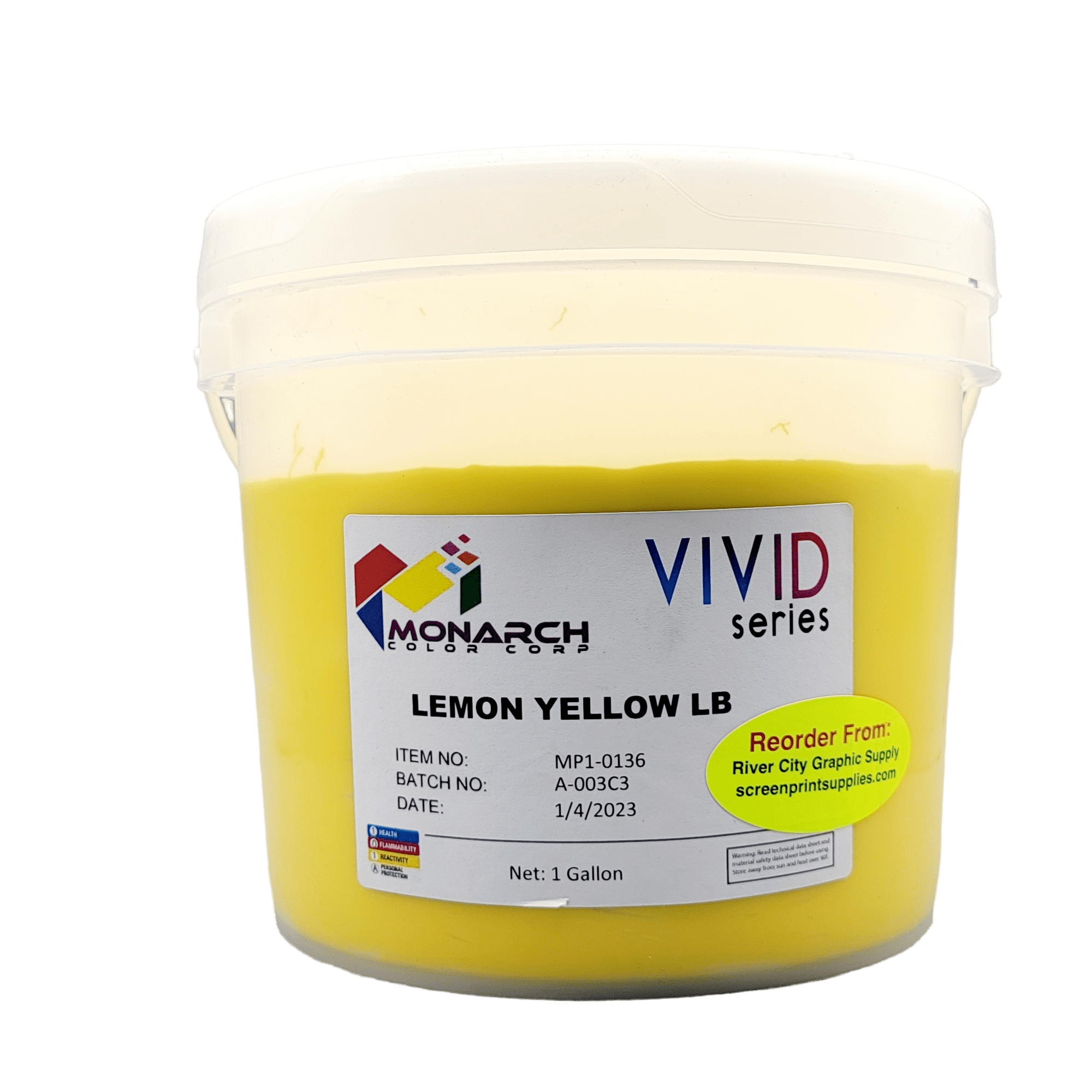 International Coatings 791 HP LF Lemon Yellow Plastisol Ink